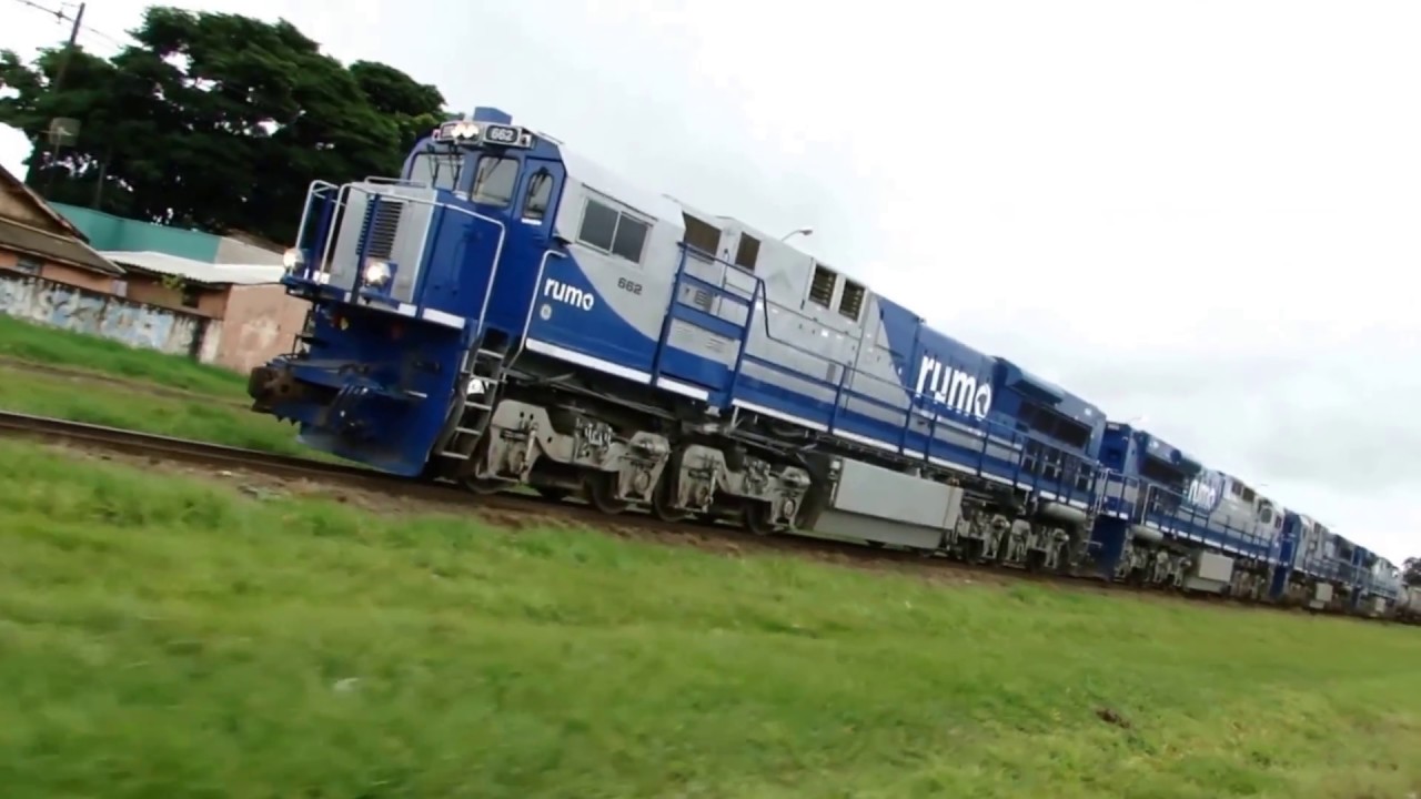 TREM PERSEGUIÇÃO AO TREM AZUL  RAILWAYS BRAZIL By  FARINA