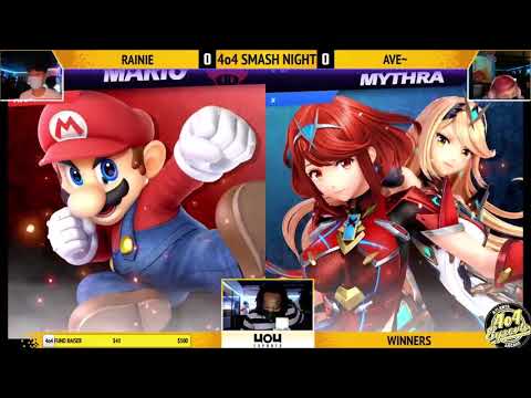 SSBU - 4o4 Smash Night 3 - VA| Ave~! (Mario) vs Rainie (Pyra, Diddy Kong) - Winners Round 4