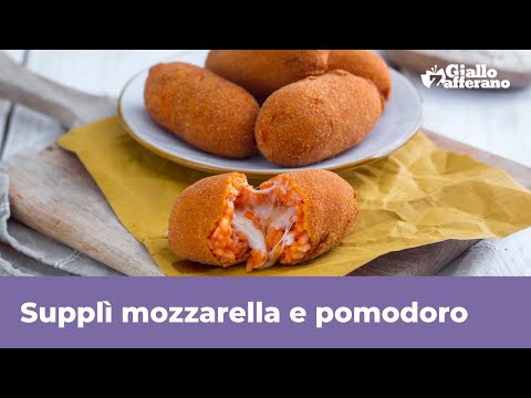 SUPPLÌ MOZZARELLA E POMODORO - Super filanti e saporiti!