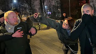 ЛЕВ ПРОТИВ - ЗАЛИЛА БЫДЛО ПЕРЦЕМ / ТОЛПА АТАКОВAЛA ПЬЯНОГО. Часть 2