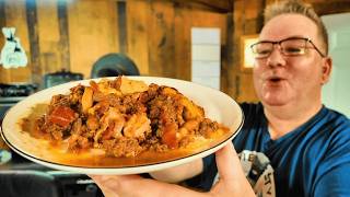 Wood Stove Hamburger Casserole | Newfoundland Style