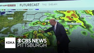 Severe weather brings tornado threat to Pittsburgh area early Thursday