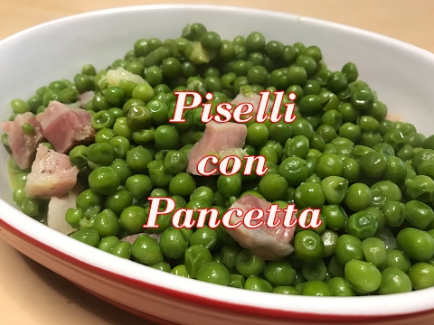 Piselli con Pancetta Ricetta Veloce Ottimo Contorno