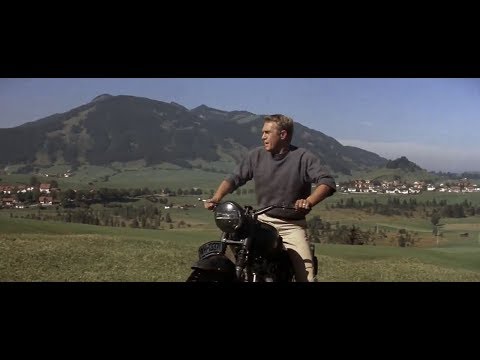Steve McQueen - The Great Escape (motorcycle scene)