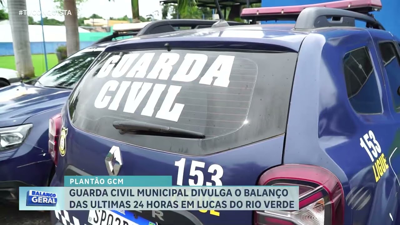 GCM prende homem por vandalismo e acompanha fuga de veículo em Lucas do Rio Verde