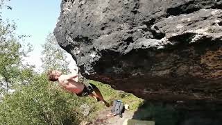 Video thumbnail of Nejeb, 7A. Sněžník