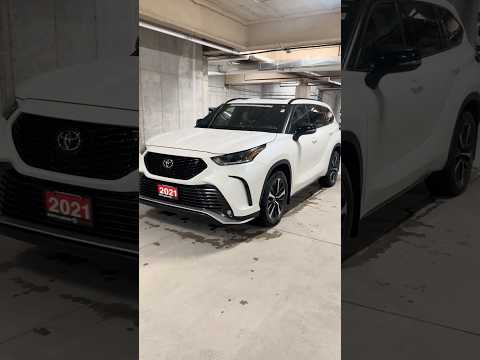 2021 Toyota Highlander in White for sale at North London Toyota in London, ON