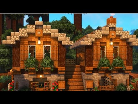 ZARYAN GAMING STATION - Minecraft Survival House: Building Your Dream Home in the Wild!