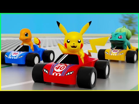 LEGO Pokemon journeys episode - the little cars race