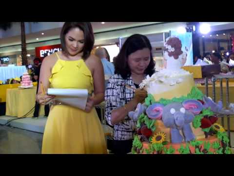 Judy Ann Santos-Agoncillo, Chef Penk Chink inspect Goldilocks ICDC 2015 cake entries