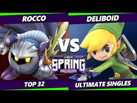 Spring Arcadian - Rocco (Meta Knight) Vs. Deliboid (Toon Link) Smash Ultimate - SSBU