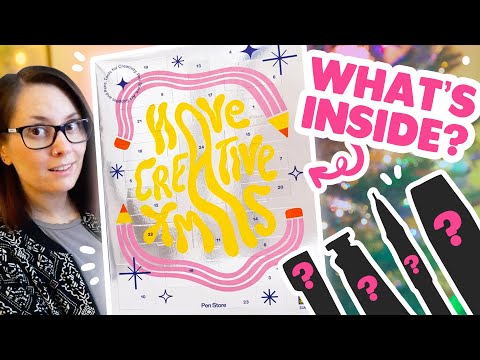 Opening a GIANT Art Advent Calendar!