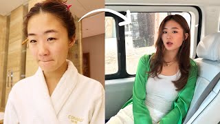 EXTREME glow up IN KOREA bc im bored lol | HUGE SHOPPING HAUL, INTENSE facial, skin care, nails