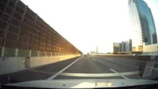 preview picture of video 'The morning sun was seen from HIGASHI-KANTO EXPRESSWAY'