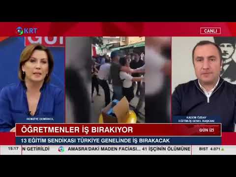 Genel Başkanımız Kadem Özbay, KRT TV`de, 2 Kasım İş Bırakma Eylemine ilişkin değerlendirmelerde bulundu.  | EĞİTİM İŞ