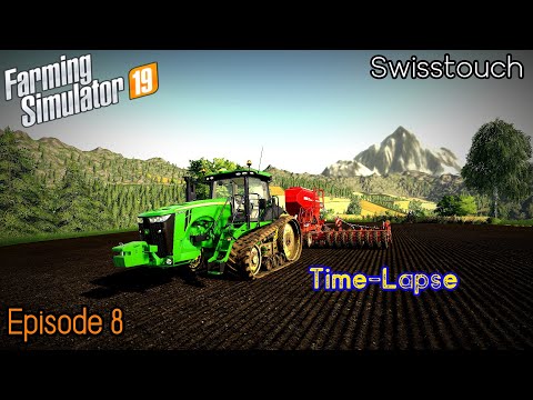HESSTON BALER Farming Simulator 19 Timelapse - Swisstouch FS19 Ep 8