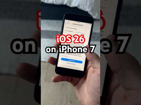How to Get iOS 26 on iPhone 7! - Tutorial