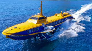 Flying Dolphin XIX – “Aπογείωση” από Αγκίστρι με 34 κόμβους! (Departure from Agkistri island)