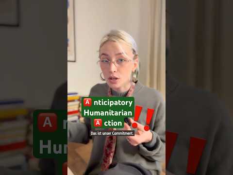 Video Thumbnail: Bevor die KATASTROPHE kommt ⏮️ So funktioniert 🅰️nticipatory Humanitarian 🅰️ction #ZeroHunger