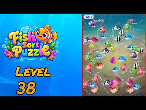 Fish Sort Puzzle Level 38 Walkthrough thumbnail