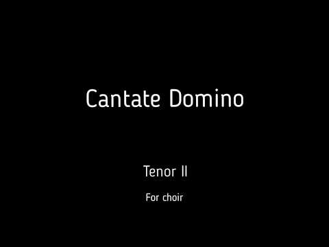 Choir/chór Josu Elberdin - Cantate Domino - Tenor II + score