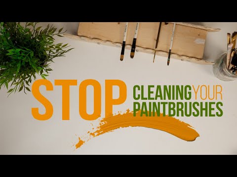 Stop Cleaning Your Paintbrushes // Non-Toxic Oil Painting