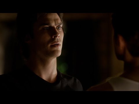 TVD 4x5 - Damon will help Stefan find the cure for Elena. "I'm fine with her either way" | HD