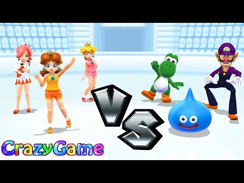Mario Sports Mix - Team Daisy & White Mage Play Basket & Dodgeball Expert Gameplay | Crazygaminghub