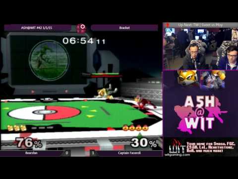 BearsFan (Fox) vs Captain Faceroll (Sheik) - ASH@WIT #42 Melee Bracket