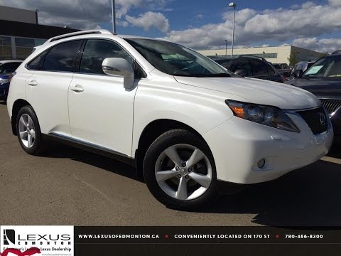 Pre Owned White 2012 Lexus RX 350 AWD Premium Package 1 Review | Beaumont Alberta