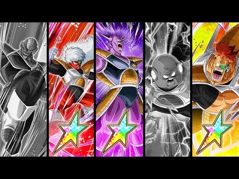 TANKED! NO DAMAGE TAKEN! 100% RAINBOW STAR RECOOME SHOWCASE! (DBZ: Dokkan Battle)