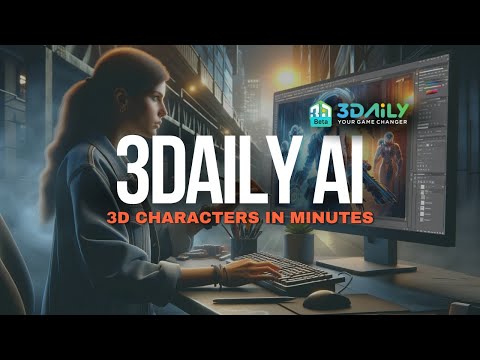 3DAiLY AI - Craft Stunning 3D Characters in Minutes