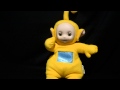 1998 Hasbro Playskool Teletubbies Talking La La Plush Yellow Teletubbie