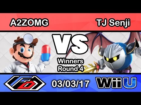 MFDGA 8 - A2ZOMG (Dr.Mario) vs TJ Senji (Meta Knight) Winners Round 4 - Smash Wii U
