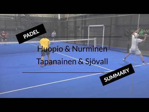 Juuso Tapanainen & Max Sjövall vs. Valtteri Nurminen & Janne Huopio - 2/0 (6/0-6/0)