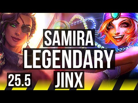SAMIRA & Zilean vs JINX & Milio (ADC) | Legendary | EUW Master | 25.5