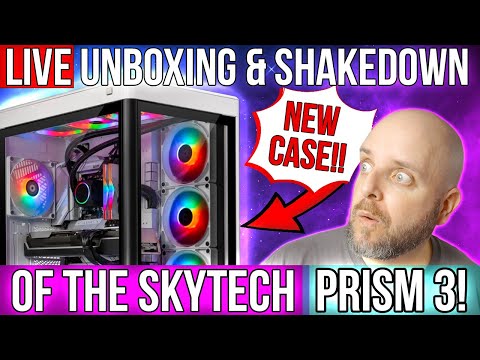 LIVE Unboxing and Shakedown of the NEW Skytech Gaming Prism 3 Pre-Built Gaming PC! 7950X3D/RTX 4080