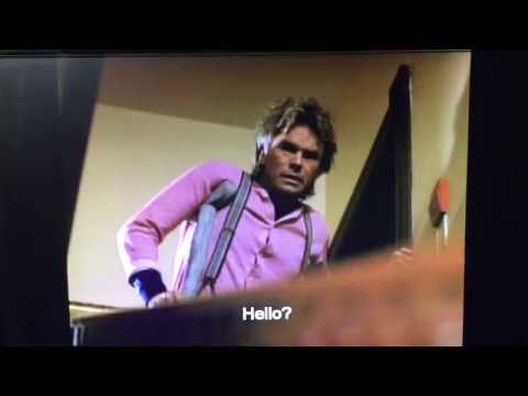 Macgyver falls down stairs