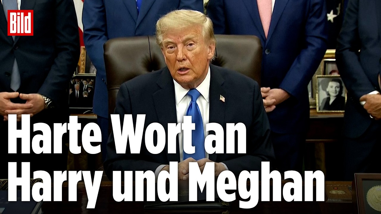 Hier rechnet US-Präsident Donald Trump mit Harry und Meghan ab