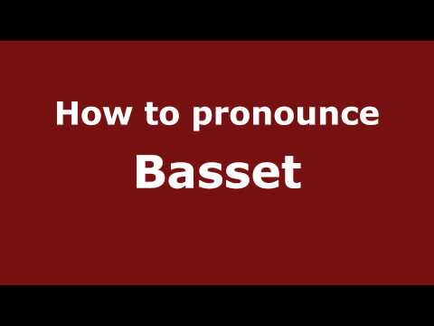 How to Pronounce Basset - PronounceNames.com