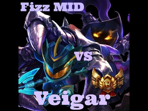 Fizz vs Veigar Mid Full Game Commentary