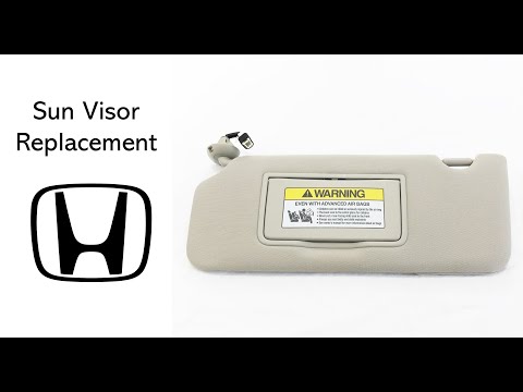 (The Easy Way) How to Remove a Honda Sun Visor and Replace It