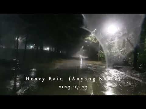 Heavy Rain Anyang Korea 2023.07.23
