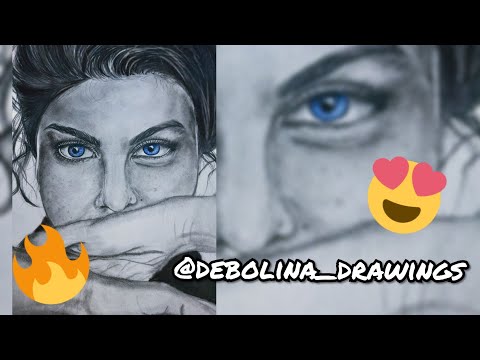 I tried to draw Jacqueline |Debolina Drawings