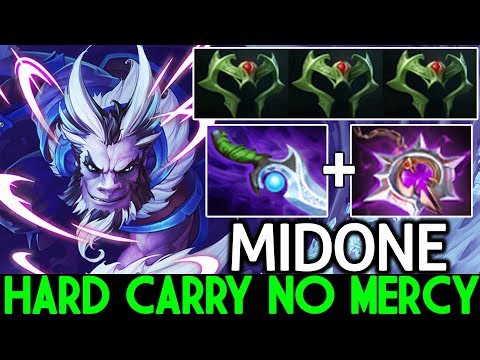 MIDONE [Riki] Hard Carry No Mercy Cancer Style Build 7.21 Dota 2