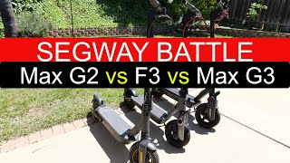 Segway Ninebot Max G2 vs F3 vs Max G3: Ultimate E-Scooter Showdown (Specs, Dimensions & Ride Tests)
