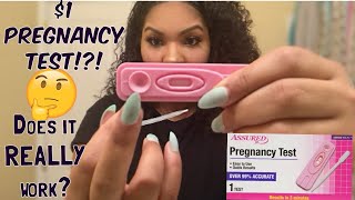 TESTING $1 DOLLAR STORE PREGNANCY TEST!