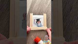 Popsicle Stick Graduation Frame | Kindergarten Here I Come Craft!