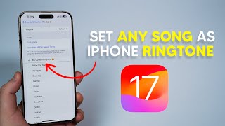 (2024) How to set ANY Song as iPhone Ringtone - Fr