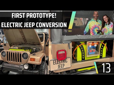 Electric Jeep Conversion - First Prototype Done!